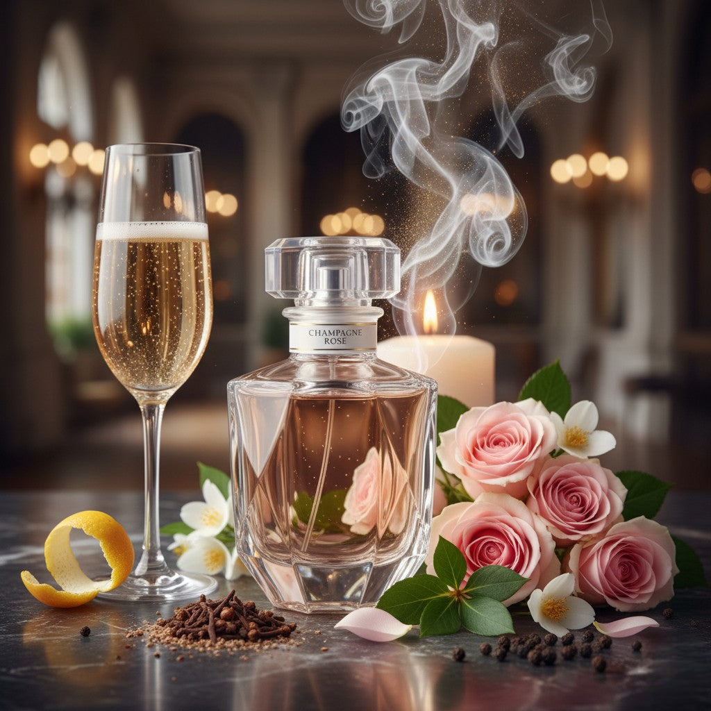 Ulei parfumat pentru lumanari Champagne Rose