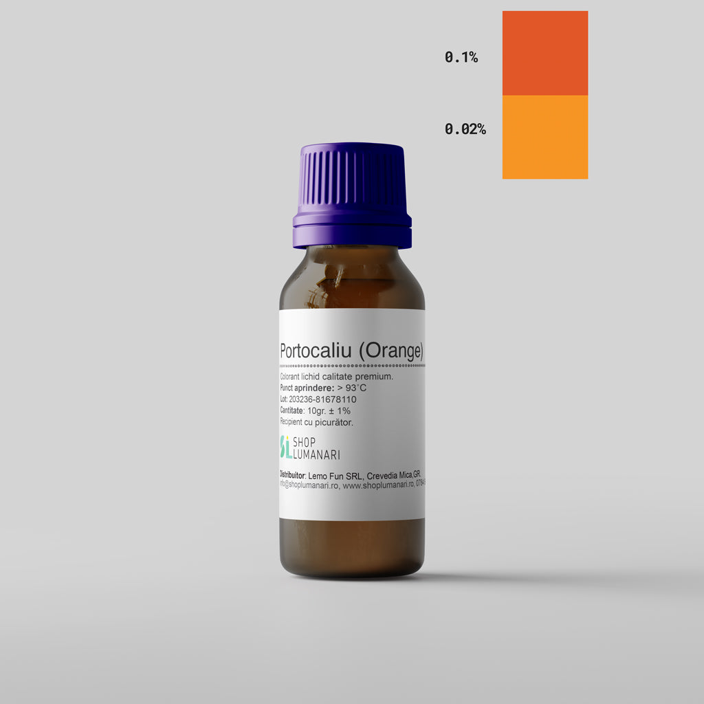 Orange Liquid Food Coloring - 10g