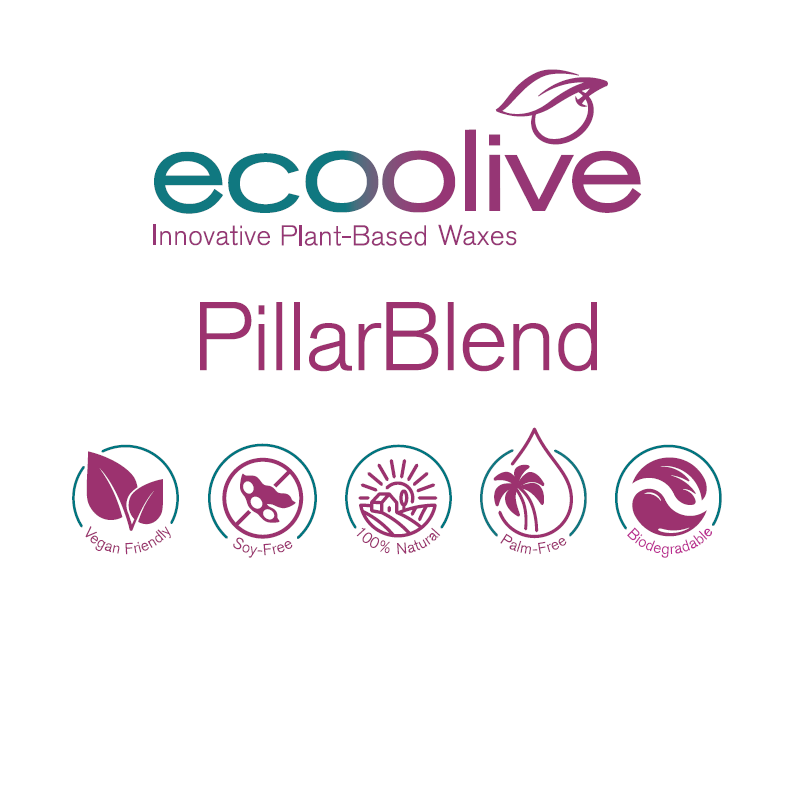 EcoOlive Pillar olive wax (mould) 
