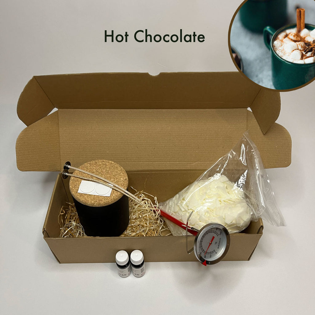 Scented candle kit: Hot Chocolate