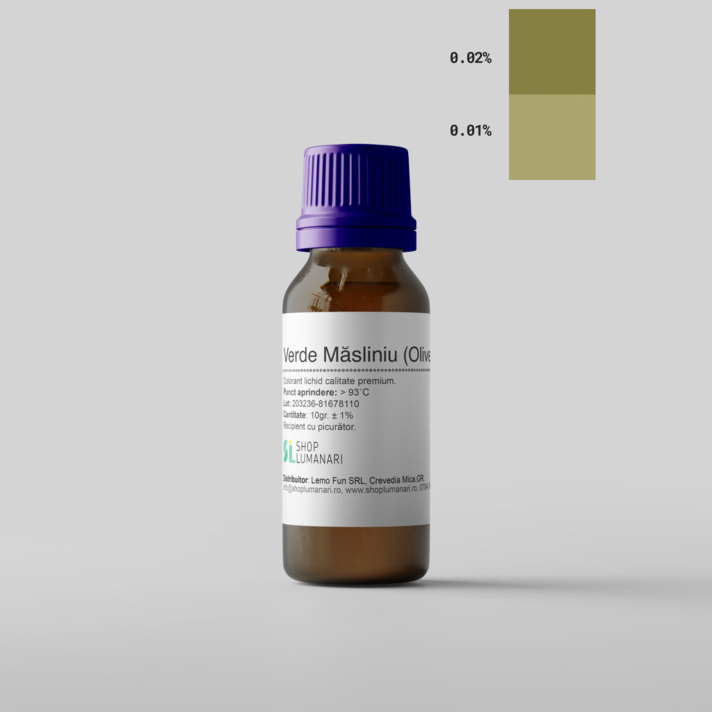 Colorant Lichid Verde măsliniu - 10g