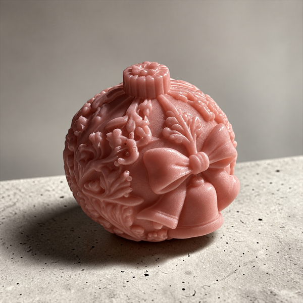 Matrita din silicon – Glob de Craciun cu Clopotei si Fundita